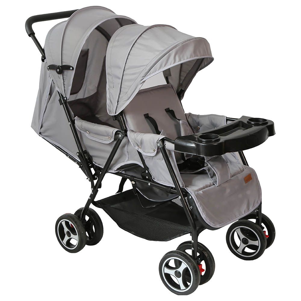 Car seat double stroller travel sales system